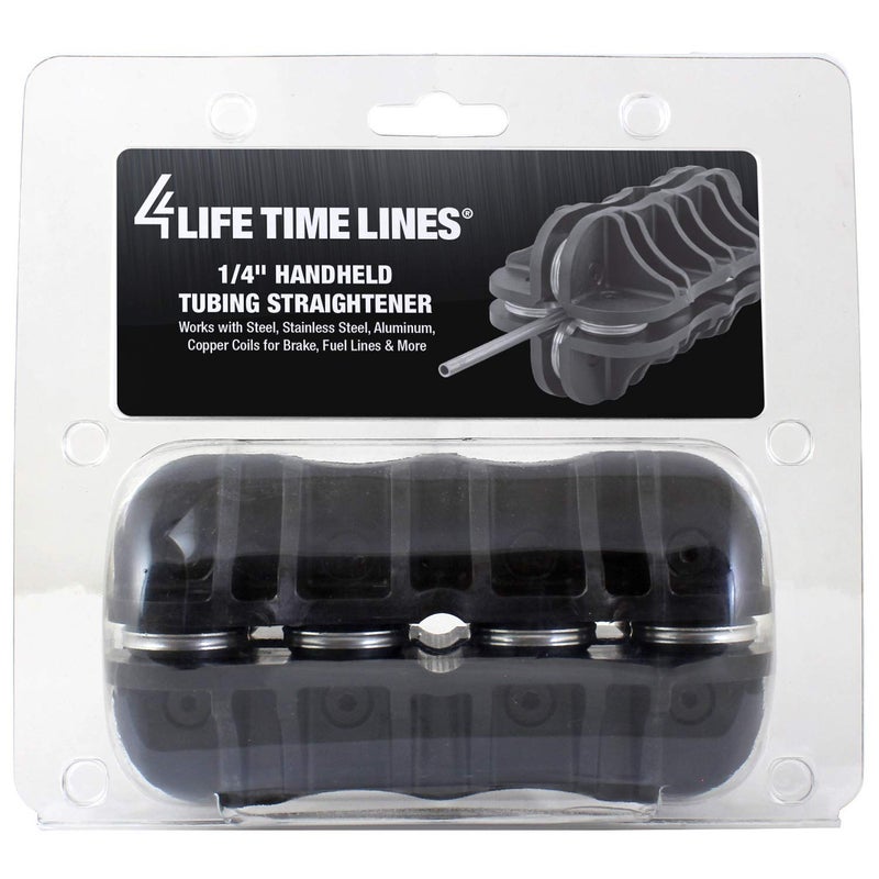 4LIFETIMELINES Handheld Tube Straightener 1/4 Inch Tool for Brake & Fuel Line Compatible with Copper, Stainless Steel, Steel, Aluminum Tubing - Image 1